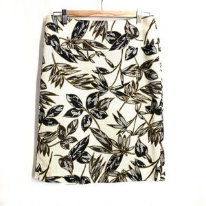 J. Crew floral skirt